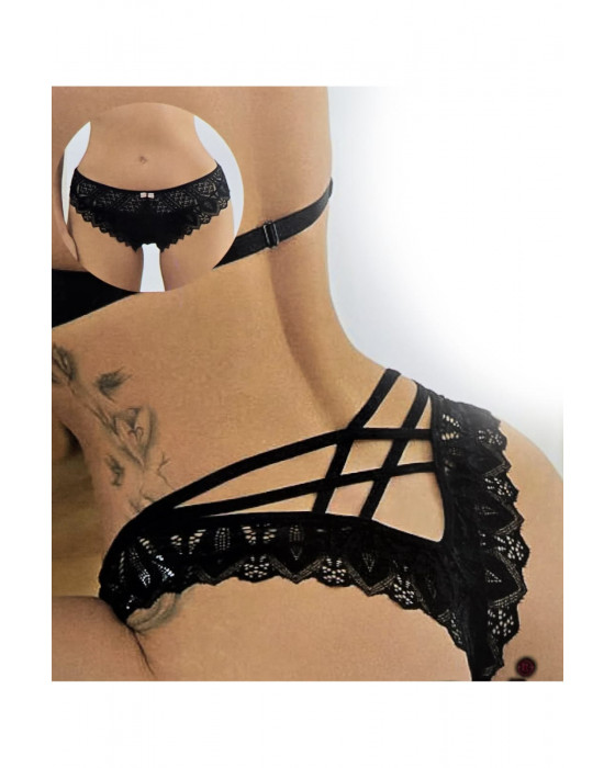 Feel Lady Dantelli Şerit Detaylı Külot-1004